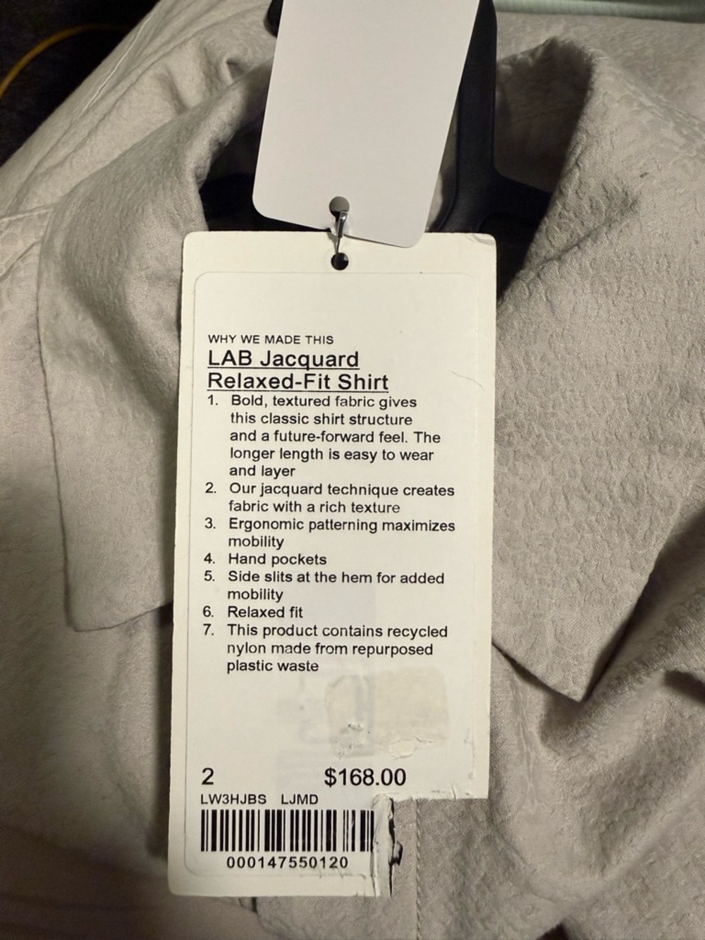 Lululemon Lab Jacquard Relaxed Fit Shirt - Picture 8 of 8